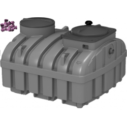 Filtre compact BIOMERIS 4 EH 1400 Litres - Sortie haute - sans fosse toutes eaux