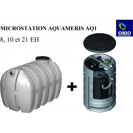 AQUAMERIS AQ1 8 EH - 6830L - Microstation d'épuration