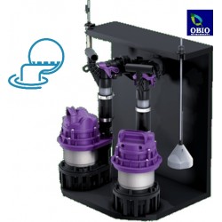 Kit puisard 2 pompes eaux pluviales